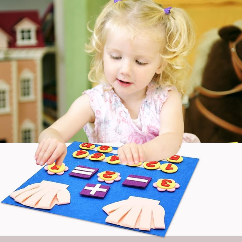 Tableau Montessori des chiffres pour développer la logique et la concentration