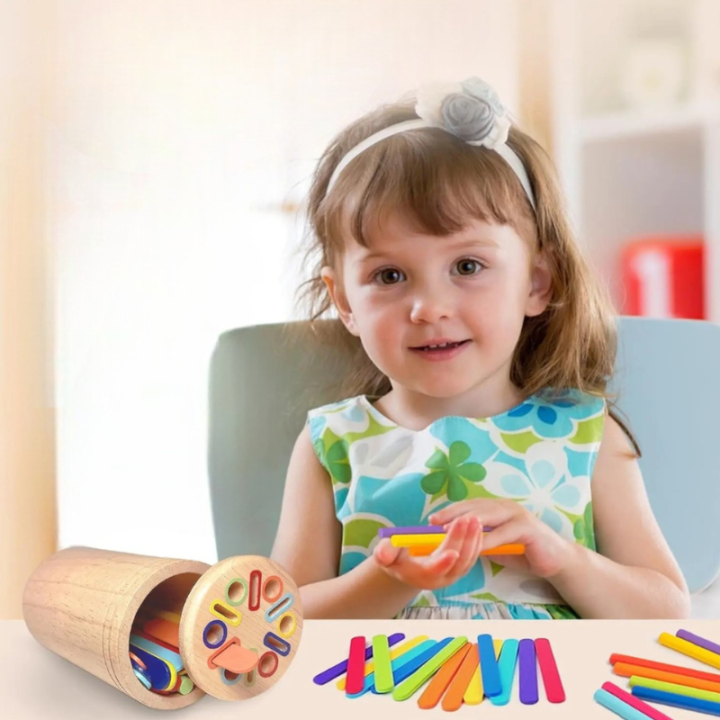 Jouet éducatif en bois Montessori